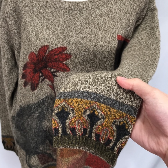 Etro Lion Wool Cashmere Sweater - Picture 5 of 9